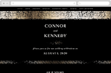 "the mill park" - Wedding Website in Tuxedo by Phrosné Barwood - Desktop Design