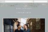 "love drops" - Wedding Website in Pale by Phrosné Barwood - Desktop Design