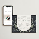 "Vintage Botanicals" - Wedding Website in Sage by GeekInk Design - Match Your Stationery