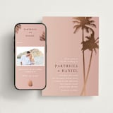 "Sunset by the Sea" - Wedding Website in Coral by lulu and isabelle - Match Your Stationery