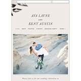 "Halcyon" - Wedding Website in Tuxedo by Leah Bisch - Mobile Layout