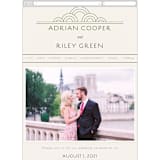 "Deco Nouveau" - Wedding Website in Cream by GeekInk Design - Guest Management