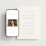 "Modern Air" - Wedding Website in Provincial Blue by Stacey Meacham - Match Your Stationery