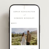 "kouignette" - Wedding Website in Coffee by chocomocacino - Mobile Layout