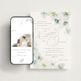 "Whispered" - Wedding Website in Springtime by Design Lotus - Match Your Stationery