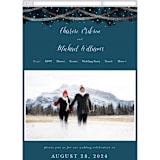 "Strands Of Lights" - Wedding Website in Navy by Hooray Creative - Mobile Layout