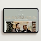 "Riviera" - Wedding Website in Willow by Leia Matt - Desktop Design