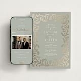 "Riviera" - Wedding Website in Willow by Leia Matt - Match Your Stationery