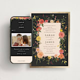 "Enchanting" - Wedding Website in Mimosa by Susan Moyal - Match Your Stationery