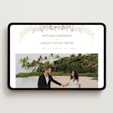 "floral crest" - Wedding Website in Champagne by Cass Loh - Desktop Design