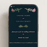 "Gilded Tapestry" - Wedding Website in Midnight Garden by Simona Camp - Mobile Layout