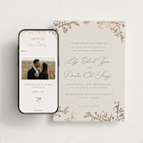 "forever and a day" - Wedding Website in Luxe Neutral by Design Lotus - Match Your Stationery