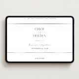 "Idyllic" - Wedding Website in Sugar by Jessica Williams - Desktop Design