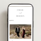 "Idyllic" - Wedding Website in Sugar by Jessica Williams - Mobile Layout