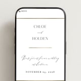 "Idyllic" - Wedding Website in Sugar by Jessica Williams - Mobile Layout