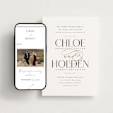 "Idyllic" - Wedding Website in Sugar by Jessica Williams - Match Your Stationery