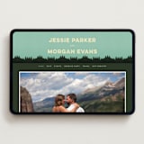 "Mountain View" - Wedding Website in Forest by Nam Bourassa - Desktop Design