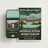 "Mountain View" - Wedding Website in Forest by Nam Bourassa - Match Your Stationery