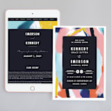 "Happy Day" - Wedding Website in Carnival by Angela Marzuki - Match Your Stationery
