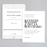 "The Minimalist" - Wedding Website in Pearl by Kelly Schmidt - Match Your Stationery
