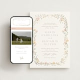 "Victorian Trellis" - Wedding Website in Golden Summer by Erin L. Wilson - Match Your Stationery