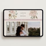 "dancing in the garden" - Wedding Website in Blush Meadow by Grae - Desktop Design