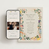 "Garden Feast" - Wedding Website in Garden by Elly - Match Your Stationery
