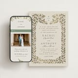 "Vine Wrap" - Wedding Website in Fern by Jen Owens - Match Your Stationery