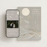 "Asahi" - Wedding Website in Ash by Jelena Vuletic - Match Your Stationery