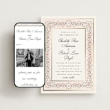 "Embrace" - Wedding Website in Peony by Susan Moyal - Match Your Stationery