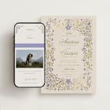 "FairyTale.." - Wedding Website in Heather by Vera Lim - Match Your Stationery