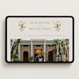 "Parisian Garden" - Wedding Website in Petal by Nicoletta Savod - Desktop Design