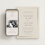 "Grace" - Wedding Website in Champagne by Nicole Walsh - Match Your Stationery