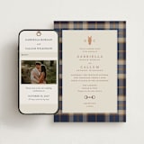 "Equestrian" - Wedding Website in Midnight by Sam Dubeau - Match Your Stationery