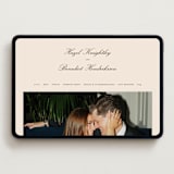 "lussekatter" - Wedding Website in Bisque by chocomocacino - Desktop Design