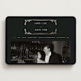 "Majesty" - Wedding Website in Onyx by Nicoletta Savod - Desktop Design