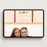 "Indian Elephant" - Wedding Website in Honey by Teju Reval - Desktop Design