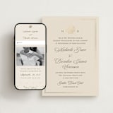 "Seaside" - Wedding Website in Champagne by Griffinbell Paper Co. - Match Your Stationery