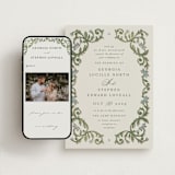 "grandeur" - Wedding Website in Bluebell by Jen Owens - Match Your Stationery