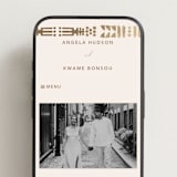 "Cultured Element" - Wedding Website in Sahara by David Michuki - Mobile Layout