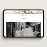 "By the Seashore" - Wedding Website in Pearl by Maria Alou - Desktop Design