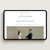 "Swan Song" - Wedding Website in Lakes by Sarah Knight - Desktop Design