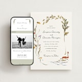 "Coastal Bloom" - Wedding Website in Garden Green by Lucrecia Caporale - Match Your Stationery