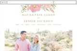 "Floral Vignette" - Wedding Website in Brass by Kristen Smith - Desktop Design