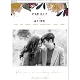 "Wild Peonies" - Wedding Website in Blush by Cindy Reynolds - Mobile Layout