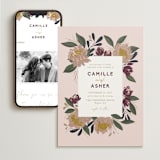"Wild Peonies" - Wedding Website in Blush by Cindy Reynolds - Match Your Stationery