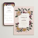 "Wild Peonies" - Wedding Website in Blush by Cindy Reynolds - Match Your Stationery