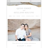 "Lustrous" - Wedding Website in Cement by Kaydi Bishop - Guest Management
