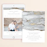 "Lustrous" - Wedding Website in Cement by Kaydi Bishop - Match Your Stationery