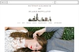 "Windy City" - Wedding Website in Antique by Turner de Feria - Desktop Design